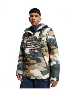 Napapijri - Chaquetón Hombre Multicolor - Canguro