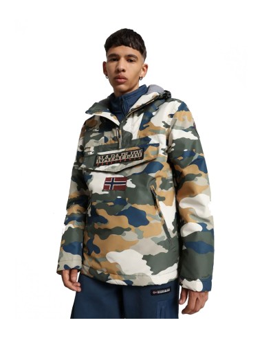 Napapijri - Chaquetón Hombre Multicolor - Canguro