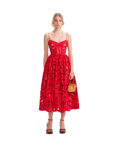 Self Portrait - Vestido Red Bow