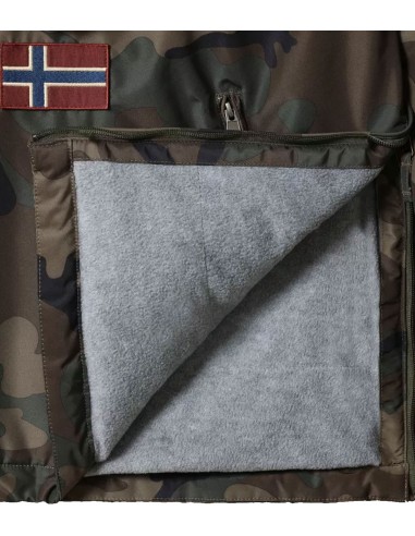 Napapijri - Chaquetón Hombre Multicolor - Camuflaje Canguro