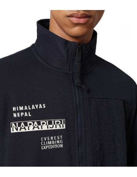 SUDADERA CON CREMALLERA Y