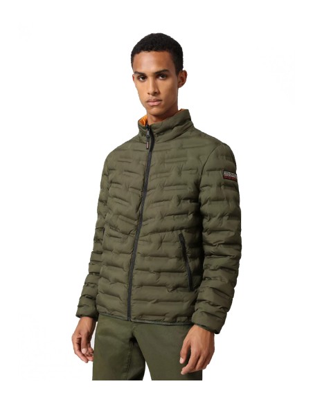 Napapijri - Chaqueta Hombre Verde - Cremallera