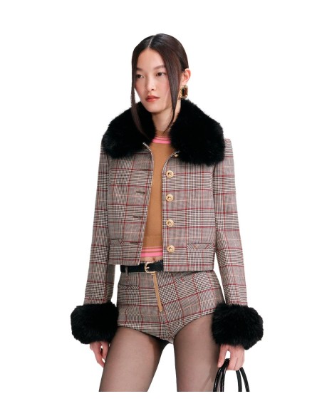 Self Portrait - Chaqueta Abotonada De Piel