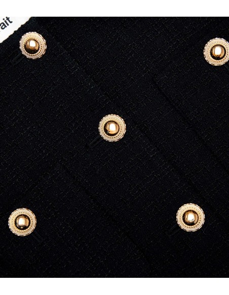 Self Portrait - Chaqueta Con Puños De Piel