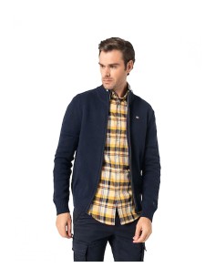 Napapijri - Jersey Hombre Azul - Lana Cremallera