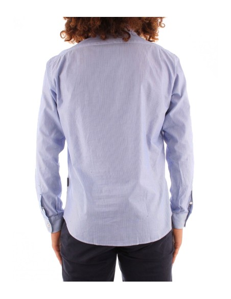 Napapijri - Camisa Hombre Azul - Manga Larga