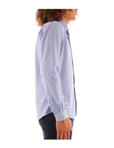 Napapijri - Camisa Hombre Azul - Manga Larga