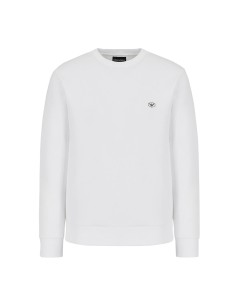 Emporio Armani - Sudadera de Punto Doble con Microparche de Logotipo
