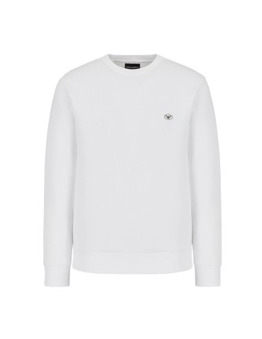 Emporio Armani - Sudadera de Punto Doble con Microparche de Logotipo