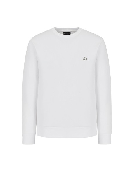 Emporio Armani - Sudadera de Punto Doble con Microparche de Logotipo