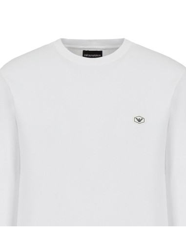 Emporio Armani - Sudadera de Punto Doble con Microparche de Logotipo