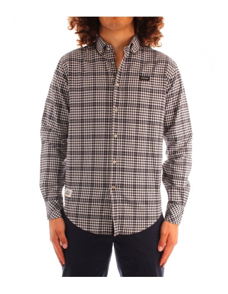 Napapijri - Camisa Hombre Beige - Manga Larga