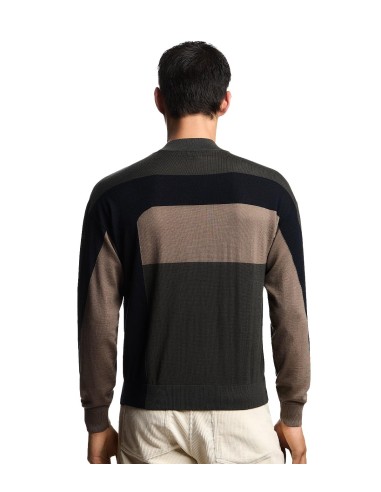 Emporio Armani - Jersey de Lana Virgen con Bloques de Color