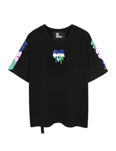 Mod Wave Movement - Camiseta Gráfico Corazón