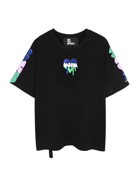 Mod Wave Movement - Camiseta Gráfico Corazón