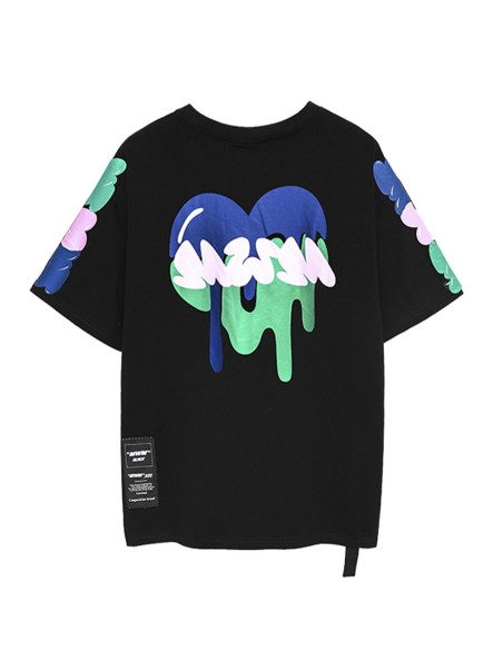 Mod Wave Movement - Camiseta Gráfico Corazón