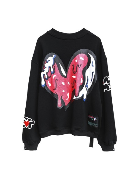 Mod Wave Movement - Sudaderas Gráfico Corazón