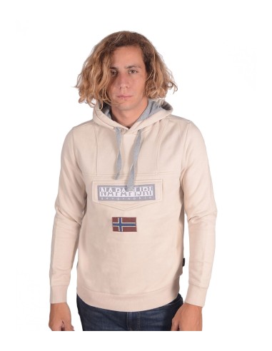 Napapijri - Sudadera Hombre Beige - Capucha