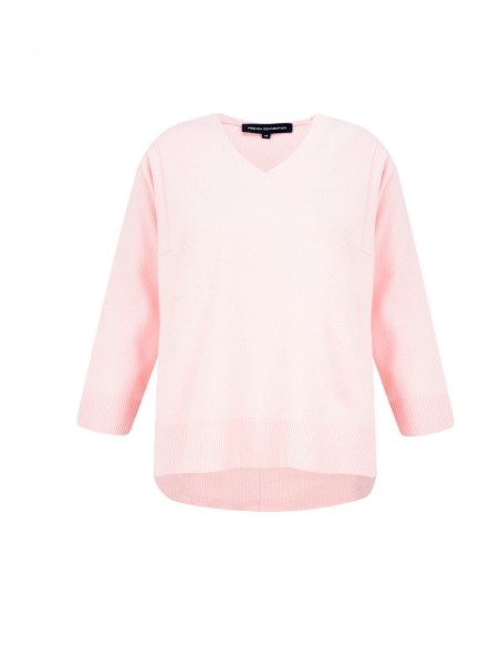 French Connection - Camiseta Mujer Rosa