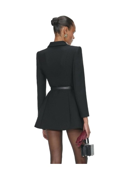 Self-Portrait - Vestido Wool Crepe