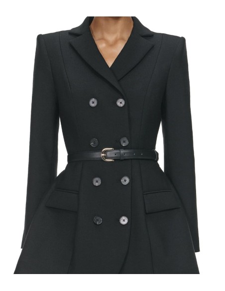 Self-Portrait - Vestido Wool Crepe