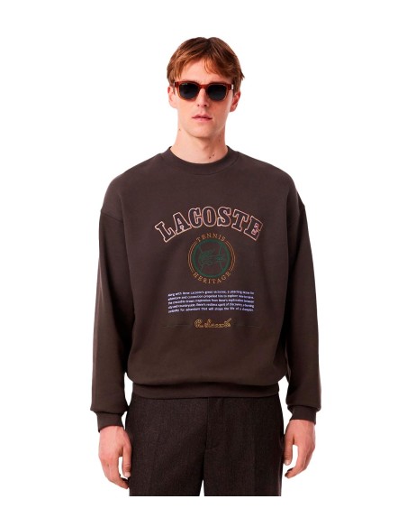 Lacoste - Sudadera Con Bordado Heritage
