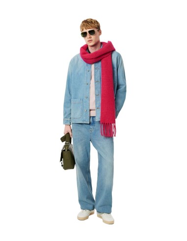 Lacoste - Sobrecamisa Denim de Algodón Grueso