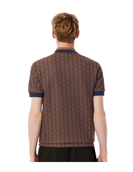 Lacoste - Polo de Jacquard con Monograma