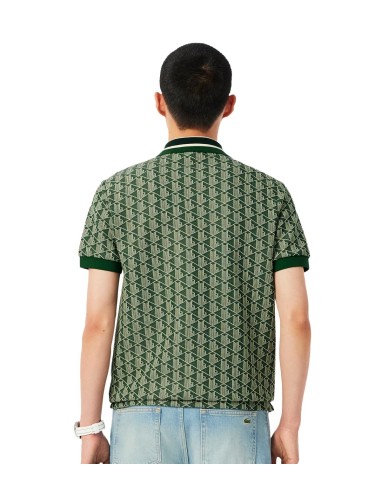 Lacoste - Polo de Jacquard con Monograma
