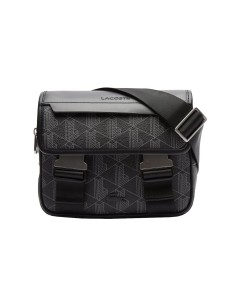 Lacoste - Bolso de Mensajero con Solapa y Clip The Blend