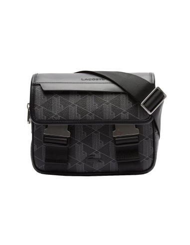 Lacoste - Bolso de Mensajero con Solapa y Clip The Blend