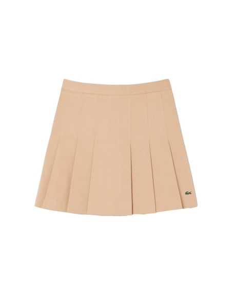 Lacoste - Falda Corta Plisada