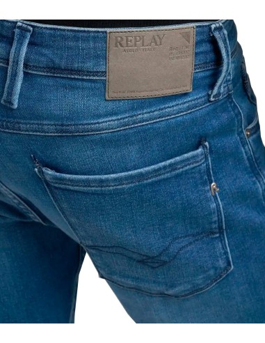 Replay - Pantalón Oz Mid Blue Power