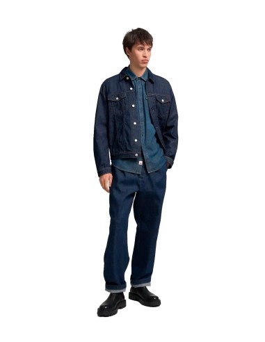 Replay - Camisa Vaquera Oz Deep Blue