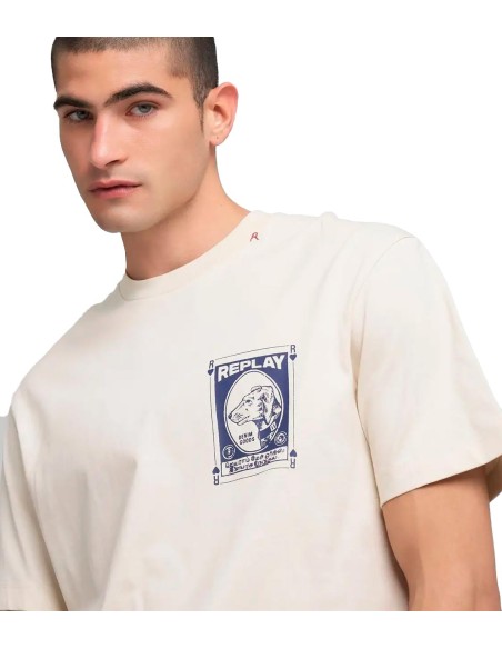 Replay - Camiseta Piece Dyed Heavy