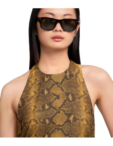 Replay - Vestido Allover Printed Snake