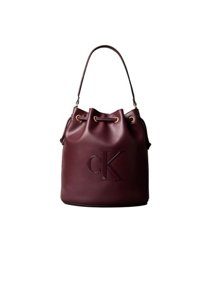Calvin Klein - Bolso Saco Con Logo Monograma Grabado