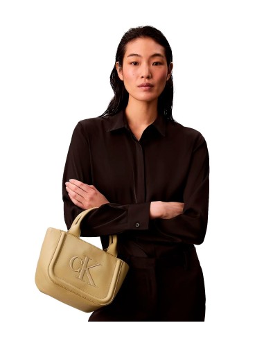 Calvin Klein - Bolso Tote Pequeño Con Logo