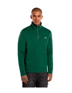 Dickies - Sudadera Oakport Quarter Zip Pine