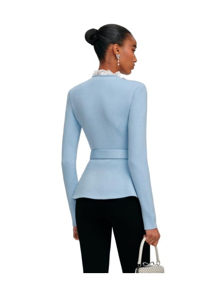 Self-Portrait - Cardigan Crystal Trim