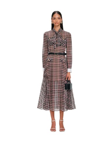 Self-Portrait - Vestido A Cuadros