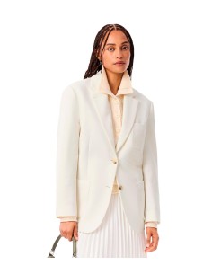 Lacoste - Blazer De Sarga De Lana