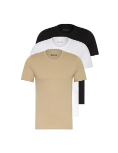 BOSS - Pack de 3 Camisetas Interiores de Algodón