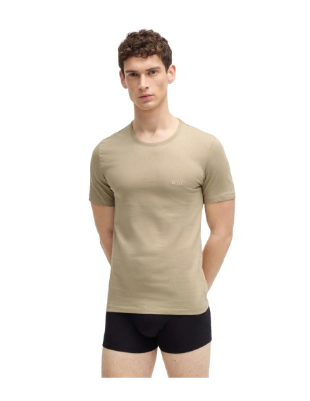 BOSS - Pack de 3 Camisetas Interiores de Algodón