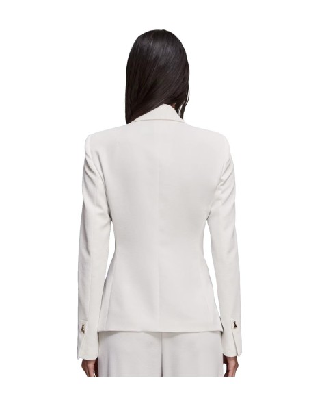 Patrizia Pepe - Chaqueta Cruzada de Crepé