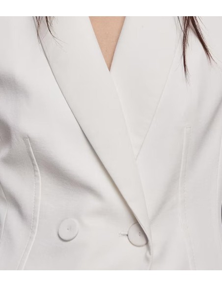 Patrizia Pepe - Chaqueta Cruzada de Crepé