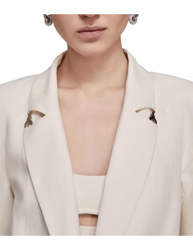 Patrizia Pepe - Chaqueta de Viscosa y Lino