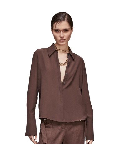 Patrizia Pepe - Camisa de Mezcla de Seda