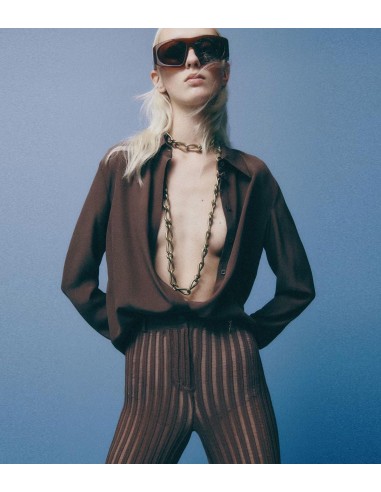 Patrizia Pepe - Camisa de Mezcla de Seda