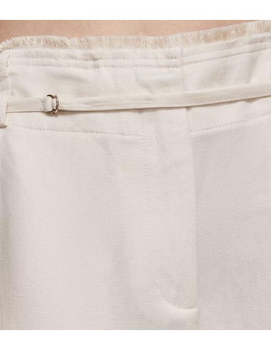 Patrizia Pepe - Pantalón de Viscosa y Lino "ESSENTIAL"
